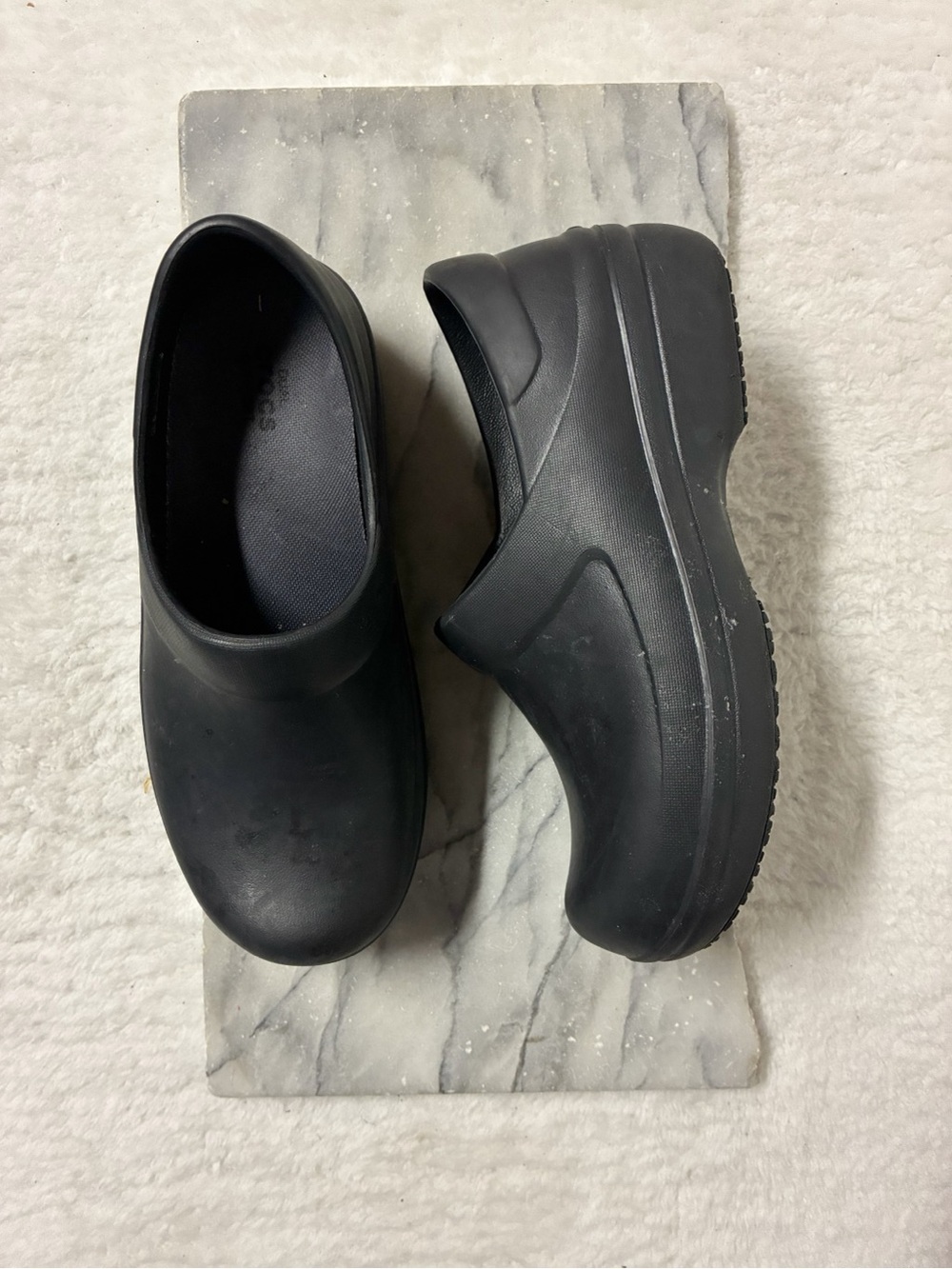 Crocs Neria Pro II Work Clog Size 7 Black Removable Lining Slip-On